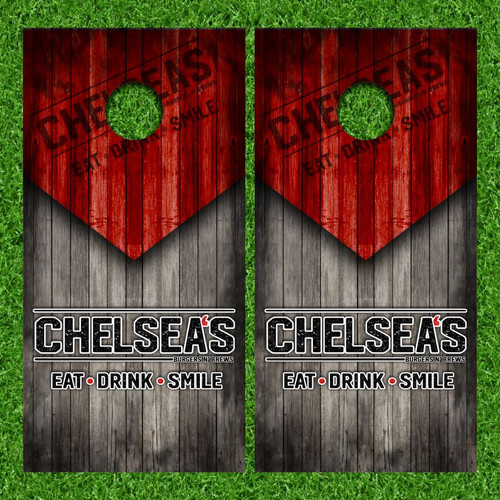 Tristan Parr's Custom Cornhole Wraps - Set of 2