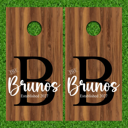 Sue Bruno's Custom Cornhole Wraps - Set of 2