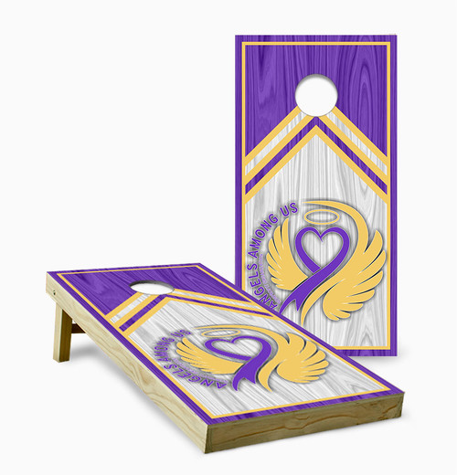 Angels Among Us Cornhole Set with Bags
