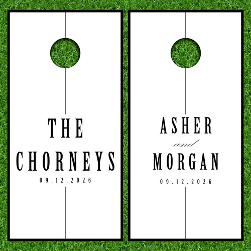 Joel Brady's Custom Cornhole Wraps - Set of 2 (Design #12)