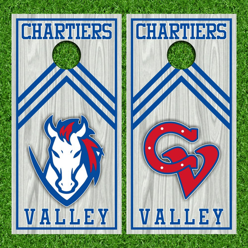 Brent Burkhart's Custom Cornhole Wraps - Set of 2 (Design #3)