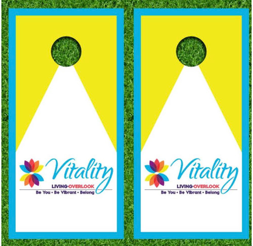 Jason Sachs' Custom Cornhole Wraps - Set of 2 (Design #5)