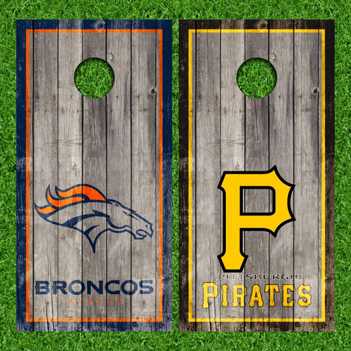 Kelly Hesidenz's Custom Cornhole Wraps - Set of 2 (Design #4)