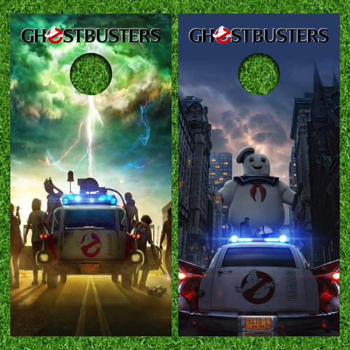 Ghostbusters Version 2 Cornhole Wraps - Set of 2
