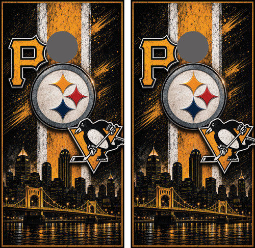 Robyn Hoffman's Custom Cornhole Set with Bags