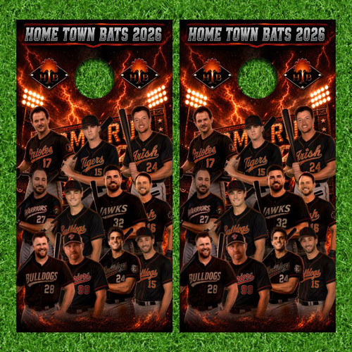 Kyle Stoleson's Custom Cornhole Wraps - Set of 2 (Design #6)