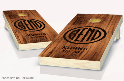 Trish Kuhns' Custom Cornhole Set with Bags