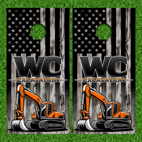 Michael Dunn's Custom Cornhole Wraps - Set of 2 (Design #16)