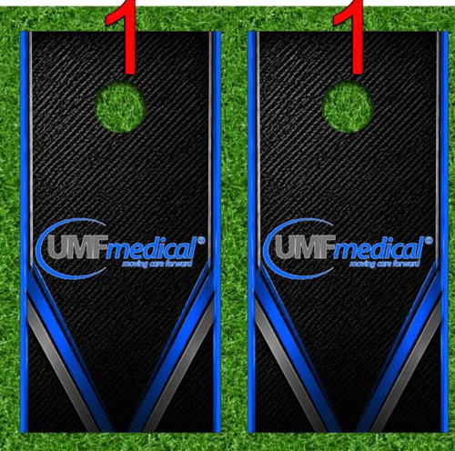 Bob Knieriem's Custom Cornhole Wraps - Set of 2