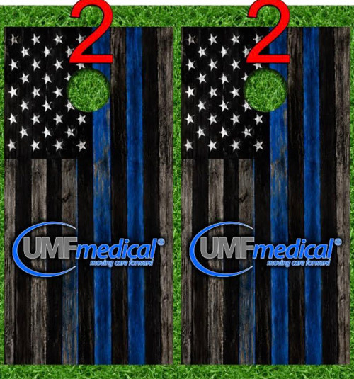 Bob Knieriem's Custom Cornhole Wraps - Set of 2 (Design #2)