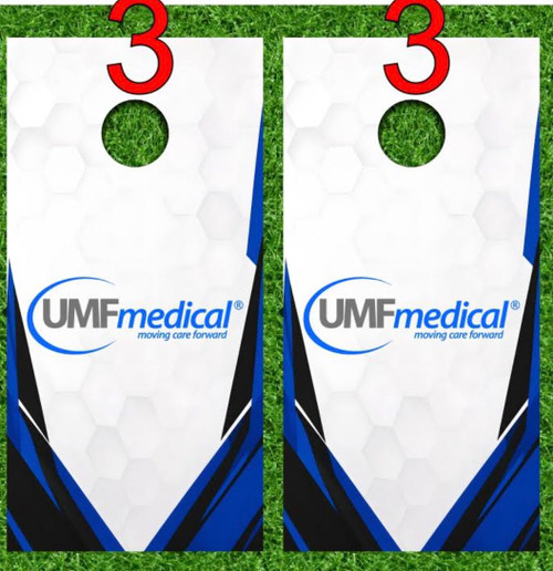 Bob Knieriem's Custom Cornhole Wraps - Set of 2 (Design #3)