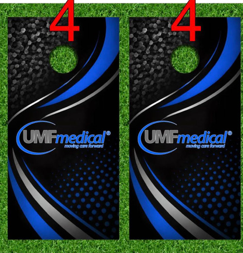 Bob Knieriem's Custom Cornhole Wraps - Set of 2 (Design #4)