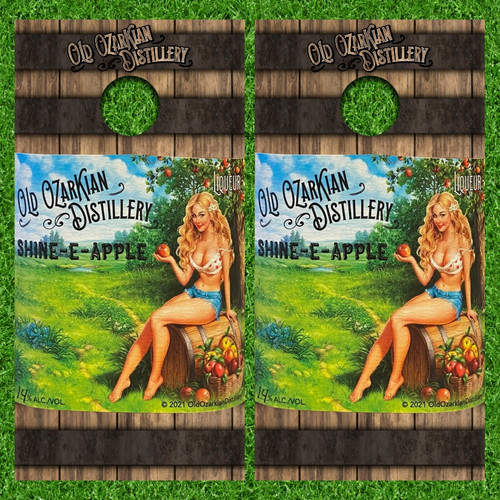 Old Ozarkian Distillery Cornhole Wraps - Set of 2