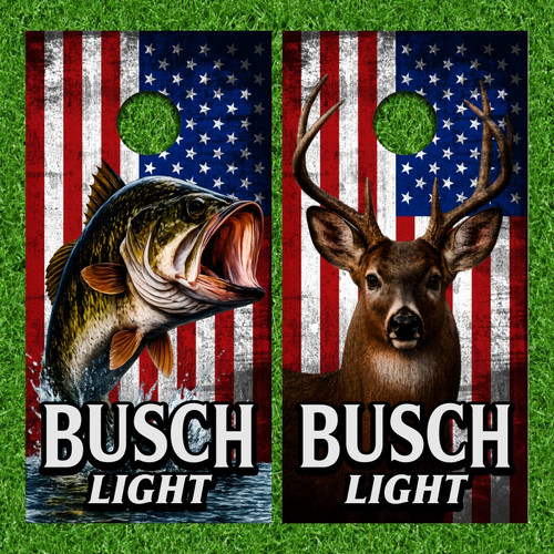 Kyle Stoleson's Custom Cornhole Wraps - Set of 2 (Design #7)
