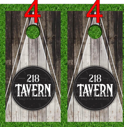 Joel Brady's Custom Cornhole Wraps - Set of 2 (Design #15)