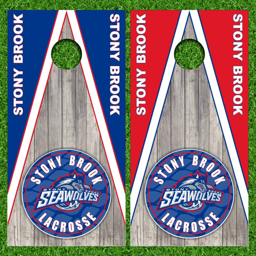 Stony Brook Lacrosse Cornhole Wraps - Set of 2