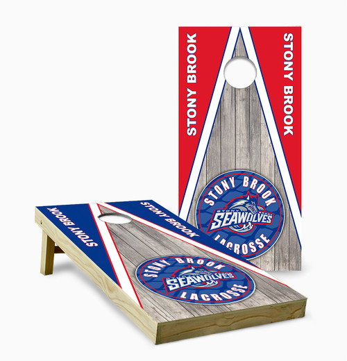 Stony Brook Lacrosse Cornhole Set with Bags