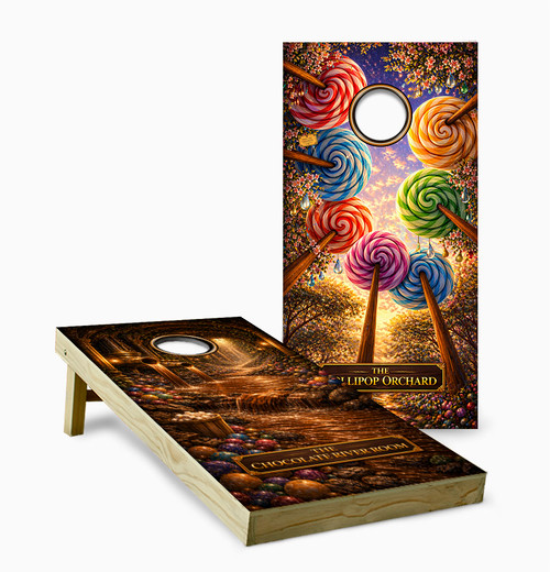 Willy Wonka & the Chocolate Factory Cornhole Set with Bags