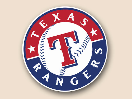 Texas Rangers Cornhole Decal - Custom Cornhole, LLC