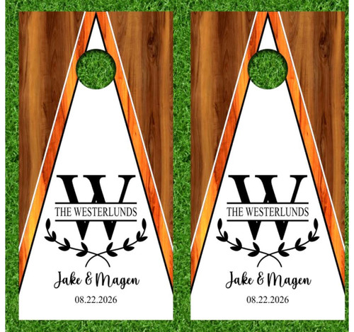 Joel Brady's Custom Cornhole Wraps - Set of 2 (Design #17)