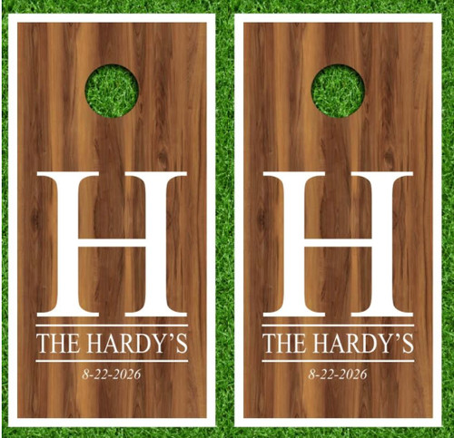 Joseph Rychecky's Custom Cornhole Wraps - Set of 2 (Design #13)