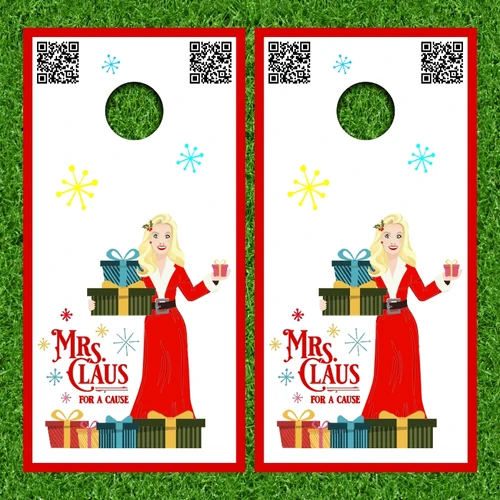 BRAD AND DONNA BOULDEN's Custom Cornhole Wraps - Set of 2 (Design #2)