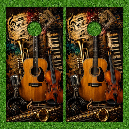Michael Dunn's Custom Cornhole Wraps - Set of 2 (Design #3)