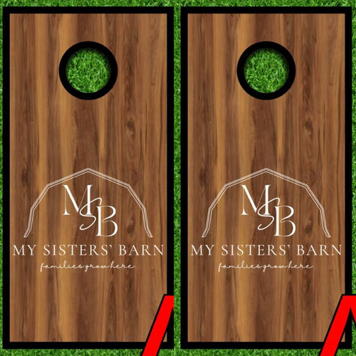 Travis Aeder's Custom Cornhole Wraps - Set of 2 (Design #3)