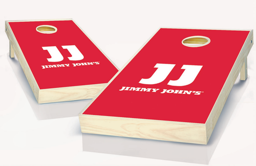 Jimmy John's Custom Cornhole Set with Custom Bags