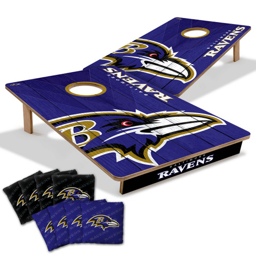 Baltimore Ravens Tailgate Cornhole Set with Team Bags