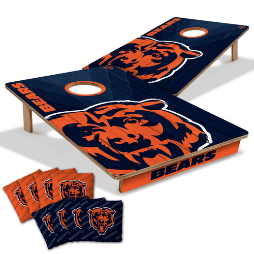 Chicago Bears Tailgate Cornhole Set with Team Bags