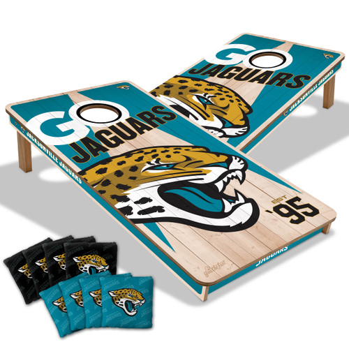 Jacksonville Jaguars Cornhole Set with Team Bags