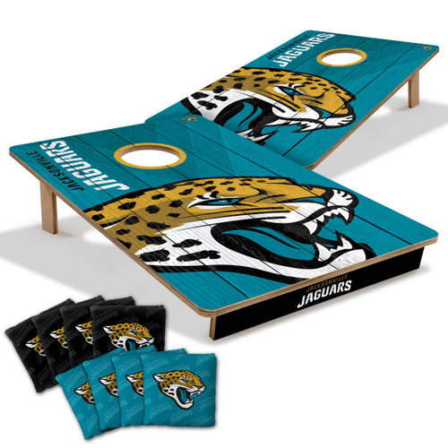 Jacksonville Jaguars Tailgate Cornhole Set with Team Bags