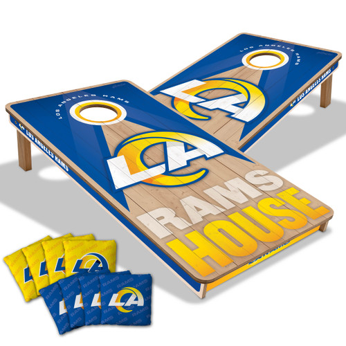Los Angeles Rams Slogan Series Cornhole Set with Team Bags