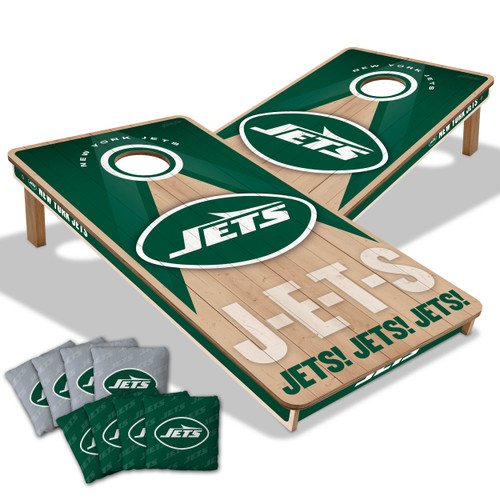 New York Jets Slogan Series Cornhole Set with Team Bags