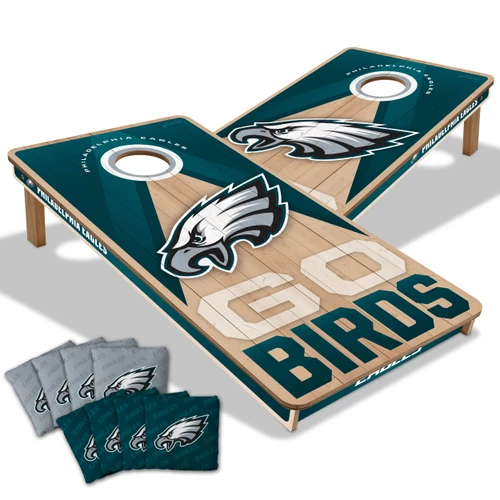 Philadelphia Eagles Slogan Series Cornhole Set with Team Bags