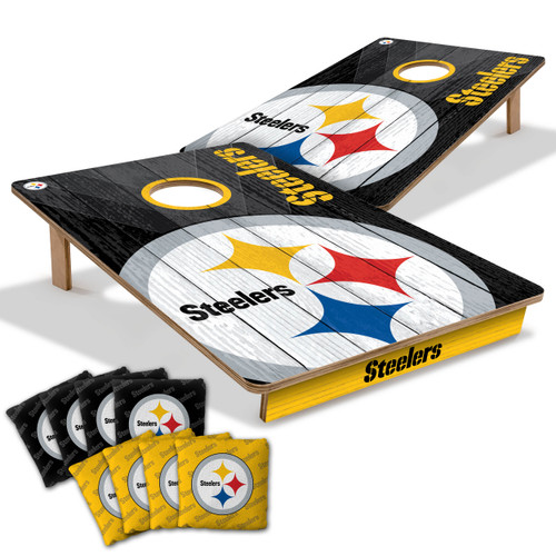 Pittsburgh Steelers Tailgate Cornhole Set with Team Bags