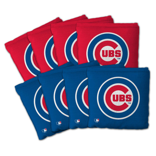 Chicago Cubs Dual-Sided All-Weather Cornhole Bags – Set of 8