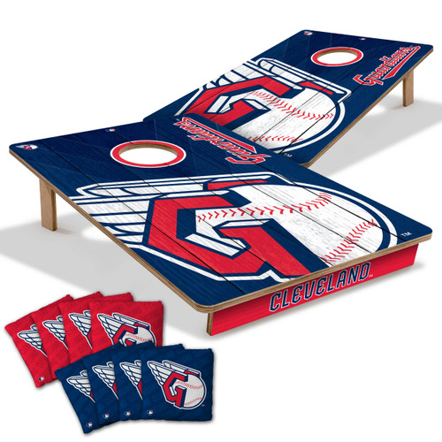 Cleveland Guardians Tailgate Cornhole Set with Team Bags