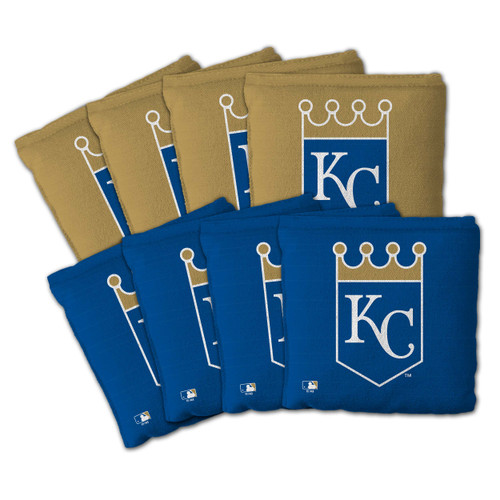 Kansas City Royals Dual-Sided All-Weather Cornhole Bags – Set of 8