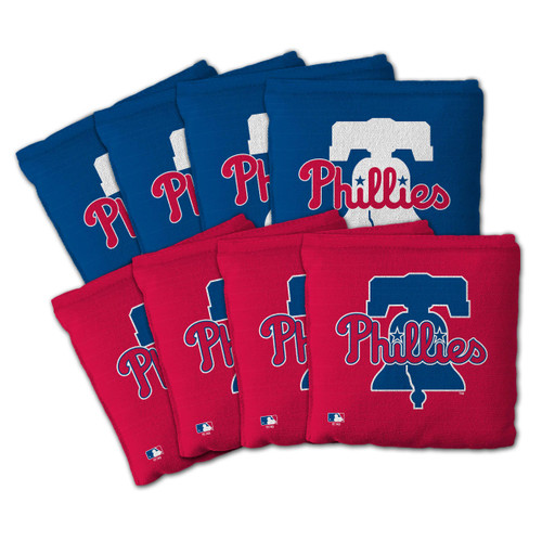 Philadelphia Phillies Dual-Sided All-Weather Cornhole Bags – Set of 8