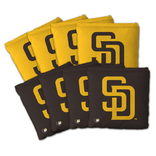 San Diego Padres Dual-Sided All-Weather Cornhole Bags – Set of 8