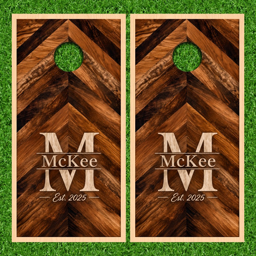 Bob Bame's Custom Cornhole Wraps - Set of 2 (Design #2)