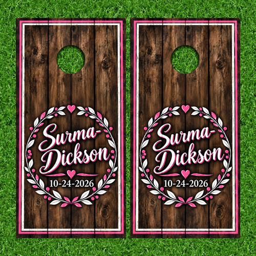 Joseph Rychecky's Custom Cornhole Wraps - Set of 2