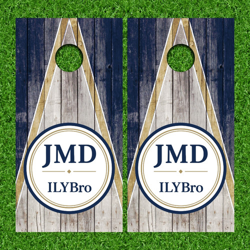 Tim Fontaine's Custom Cornhole Wraps - Set of 2 (Design #2)