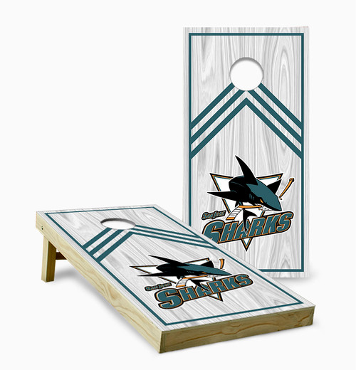 San Jose Sharks Version 4 Cornhole Set with Bags