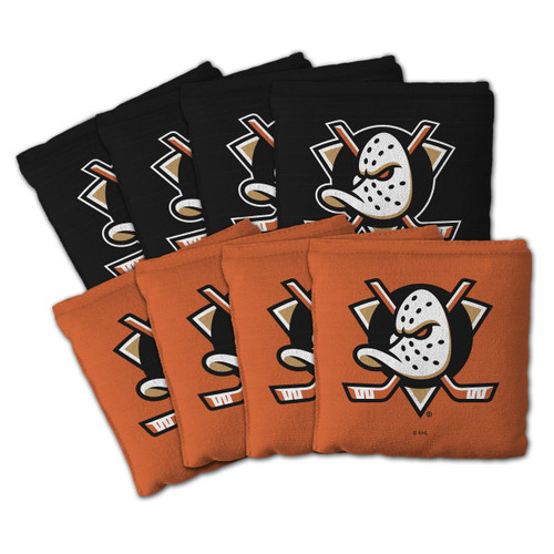 Anaheim Ducks Dual-Sided All-Weather Cornhole Bags – Set of 8