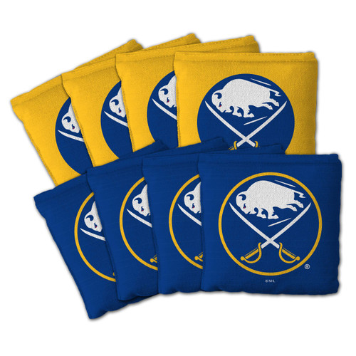 Buffalo Sabres Dual-Sided All-Weather Cornhole Bags – Set of 8