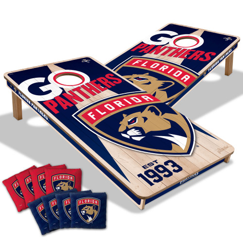 Florida Panthers Cornhole Set with Team Bags