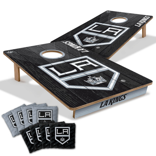 Los Angeles Kings Tailgate Cornhole Set with Team Bags